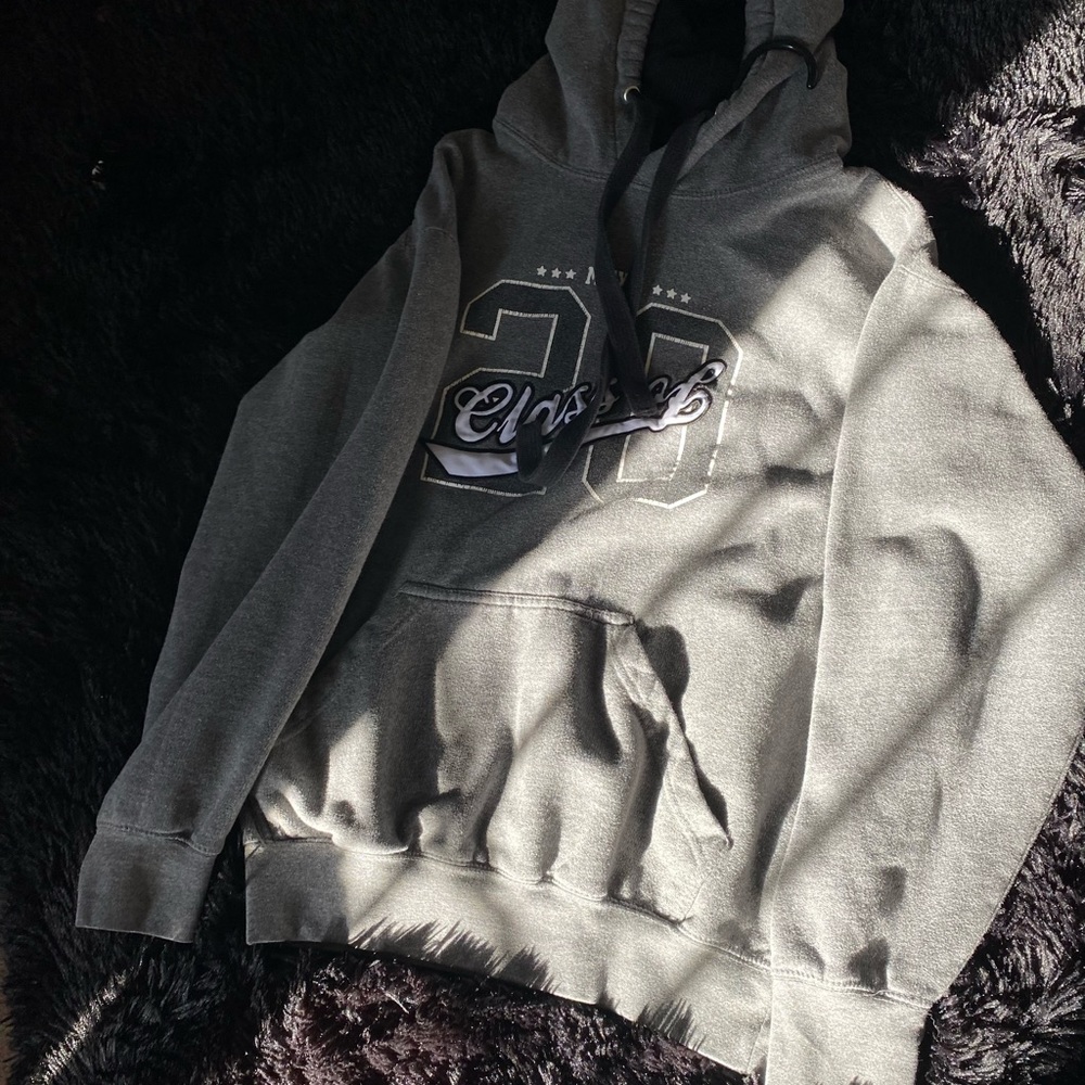 Grey hoodie